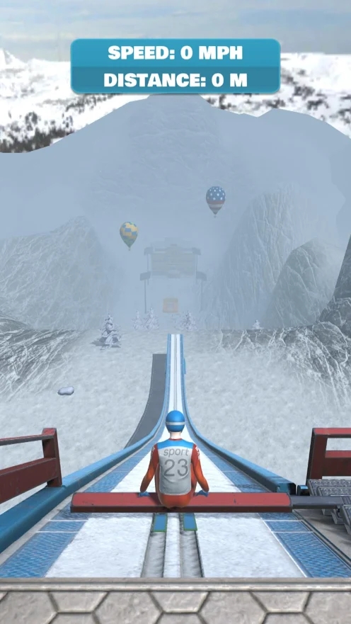 滑雪坡道跳跃手游app截图