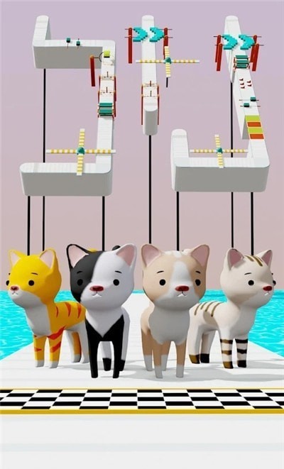 猫咪障碍赛3D手游app截图