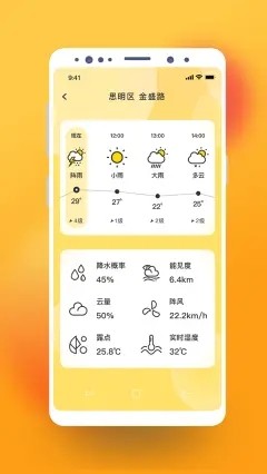 猫咪天气预报手机软件app截图