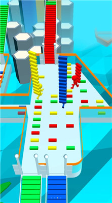 香肠人搭桥模拟手游app截图