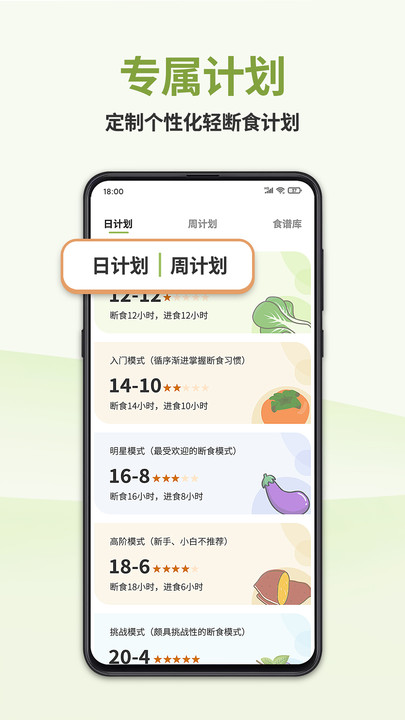 懒人轻断食手机软件app截图