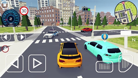 真实模拟城市跑车手游app截图