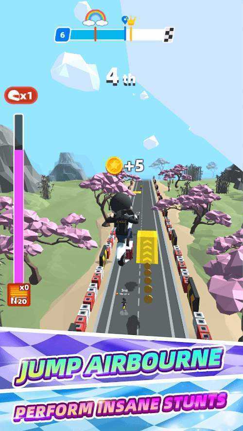 竞速摩托赛游戏下载手游app截图