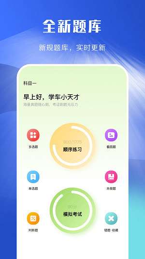 驾照考试理论学习手机软件app截图