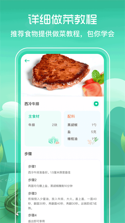 BMI减肥食谱安卓版手机软件app截图