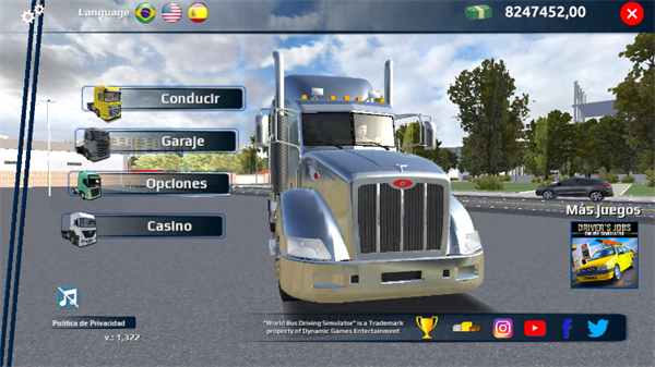 世界卡车驾驶模拟器汉化版手游app截图