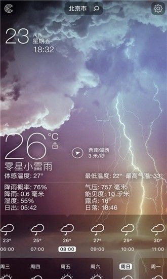 朗月天气预报app下载手机软件app截图