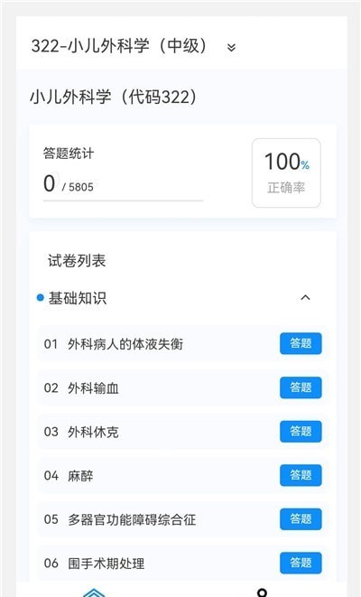 小儿外科学新题库手机软件app截图