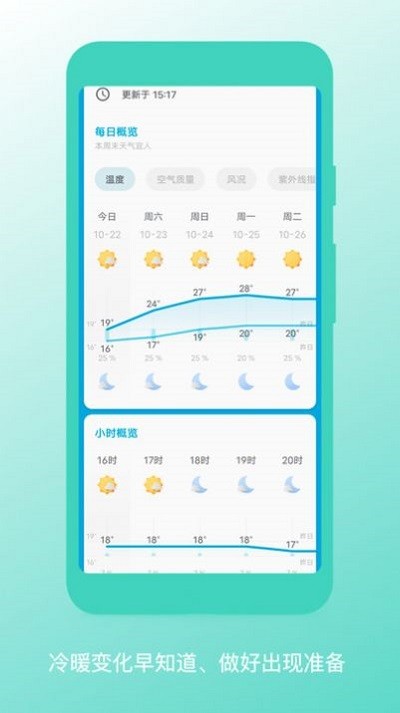 瑾软天气预报新版手机软件app截图