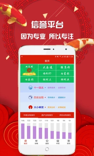 福彩双色球综合版手机软件app截图